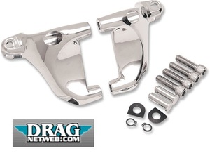 2004-2013 XL モデル 用 パッセンジャー ペグ マウント クローム スポーツスター タンデム DRAG SPECIALTIES 1620-0363 DS MOUNT PASS PEG