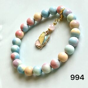 No.994【アラシャンアゲート】天然石ブレスレット パワーストーン ハンドメイド