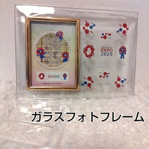 EXPO2025 関西万博 ミャクミャクガラスフォトフレーム