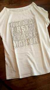  Korea clothes * short sleeves T-shirt M white series!s20