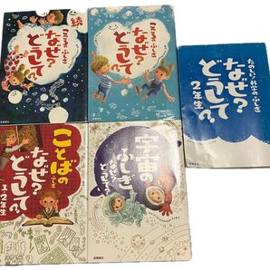 どうして? こころのふしぎ 続 こころのふしぎ 2年生 ことばのふしぎ 宇宙のふしぎ 5冊まとめ売り