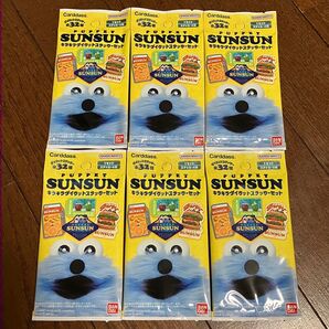 パペットスンスン PUPPET SUNSUN キラキラダイカットステッカーセット 6パック