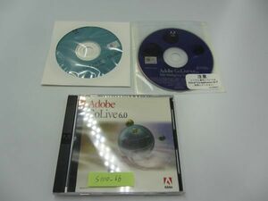  unopened goods Adobe Golive 6.0 Windows version Japanese edition license key attaching Windows version regular goods red temikN-140