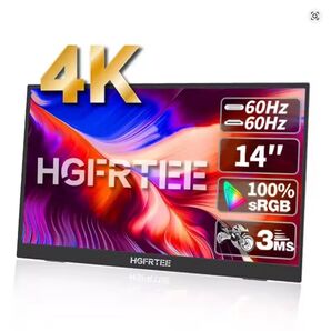 新品未開封☆HGFRTEE 14インチ モバイルモニター 4K 3840 x 2160
