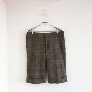 *UNTITLED( Untitled ) lame check short pants *