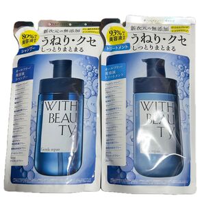 WITH BEAUTY ウィズビューティー ジェントルリペア モイストシャンプー& トリートメント 詰め替えセット