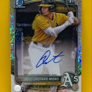 【100枚限定】Topps 1st アスレチックス 森井翔太郎 直筆サイン Auto 100シリアル パラレル