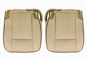 2005-2006 Lincoln Navigator original OEM bearing surface seat cover set beige driver`s seat passenger's seat limited air suspension 