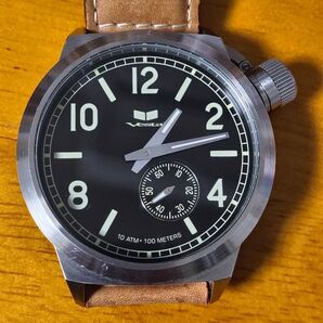 Vestal 腕時計 10 ATM 100 METERS レザーベルト