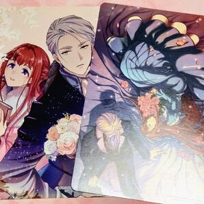 身代わりの花嫁は、不器用な辺境伯に溺愛される 特典ビジュアルボード 2枚