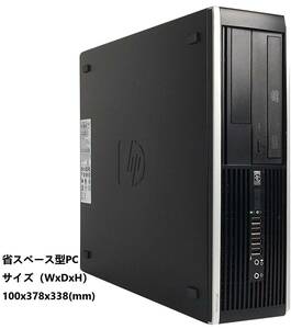 ■驚速 省スペース HP i7-2600 3.8Gx8/8GB■新SSD:240GB+大容量HDD:1TB Win10/Office2019 Pro/USB3.0/追加WIFI■.Compaq PRO.6300 SFF 3