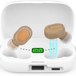 集音器 高齢者 しゅうおんき 最大20-30時間連続使用可 1200mah充電ケース 人間工学 耳穴型 父の日 母の日 敬老の日