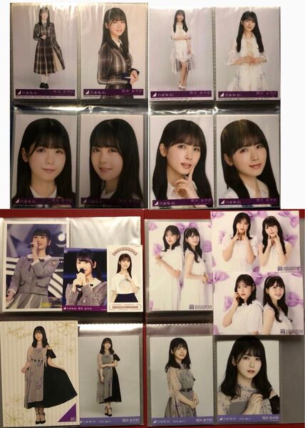 乃木坂46 筒井あやめ 生写真 コンプ4作(8thバスラ衣装1・シングル封入2作・ペア3枚)&ライブフォト+カード類3枚セット