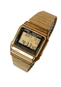 CASIO Casio Data Bank data bank Gold Casio батарейка заменен DB-310 б/у 