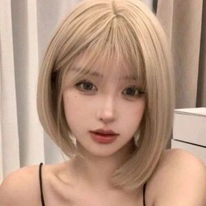 フルウィッグ ウィッグ ボブ かつら 金髪