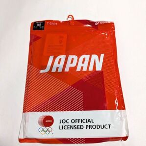 新品未使用 東京オリンピック 日本代表 サンライズレッド 公式Tシャツ XSサイズ JOCエンブレム asics