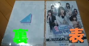 日向坂46 ひなちょい A4 クリアファイル ひかりTV docomo 非売品　未使用：新品