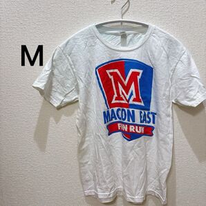 Macon East Fun Run Tシャツ 白 Tシャツ ホワイト 半袖Tシャツ 半袖