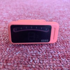 KORG クリップ式チューナー ギター/ベース用PC-1 ピンク
