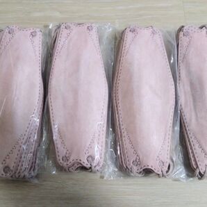 3D立体不織布マスク スモーキーピンク 40枚