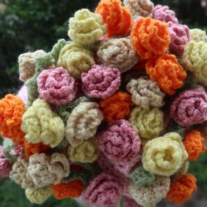 ブーケブランケット 花束ブランケット プレゼント 出産祝い 結婚祝い ハンドメイド 手編み