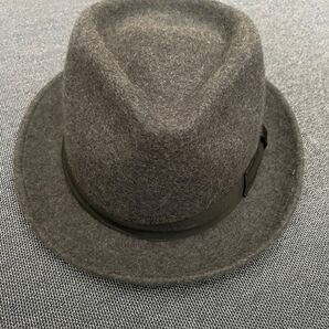 お洒落! CODE headwear コード ヘッドウェア 帽子 ハット 中折れ ウール 男女兼用 レディース メンズ グレー