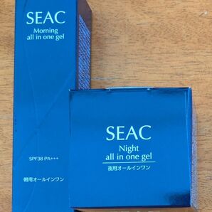 世田谷区自然食品 シーク シワ改善 朝用・夜用オールインワンジェル 各25g