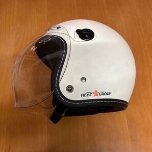HEAT GROUP ジェットヘルメット マットオフホワイト レディース、キッズ