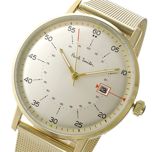 ポールスミス Paul Smith ゲージ GAUGE クオーツ メンズ 腕時計 P10130 ホワイトシルバー ホワイト