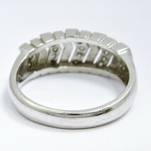 【ポーラ】 Pt900 ★ 指輪 リング ◇ダイヤモンド0.21ct/0.18ct 4月誕生石●13号 ■保証書付き 【中古】 /10020495_画像6