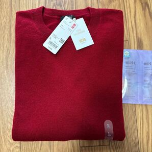 2025年秋新作 UNIQLO カシミヤクルーネックセーター L
