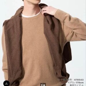 2025年秋新作 UNIQLO カシミヤクルーネックセーター XL