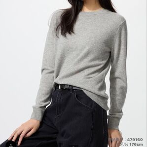 2025年秋新作 UNIQLO カシミヤクルーネックセーター XL