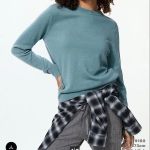 2025年秋新作 UNIQLO カシミヤクルーネックセーター XL