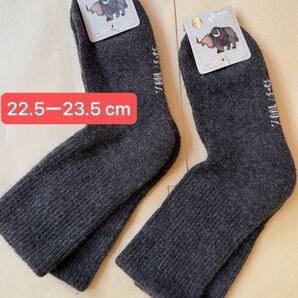 100%ヤクウールソックス 2足セット 暖かい靴下 天然ヤクウールソックス モンゴルヤク靴下