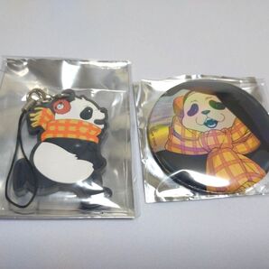 アニメーション呪術廻戦展 海辺 ラバーストラップ 缶バッジ パンダ