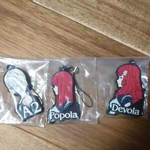 NieR:Automata Ver1.1a 放送記念くじ 2 ニーアオートマタ F賞 ラバーストラップ 3種