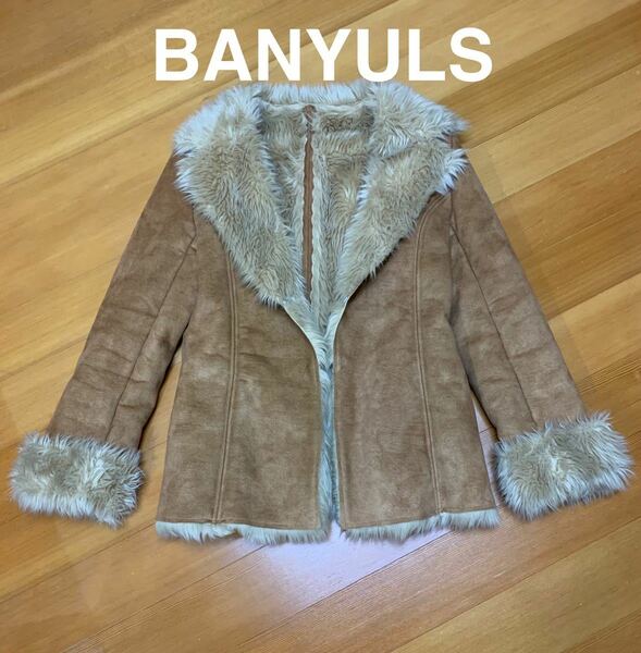 BANYULS バニュルス　レディース　コート　ジャケット　フェイクムートン