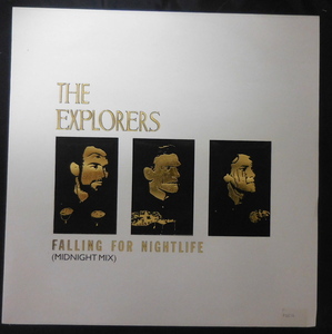 The Explorers / Falling For Nightlife (Midnight Mix) / Crack The Whip 英国盤12インチ　ROXY MUSIC関連