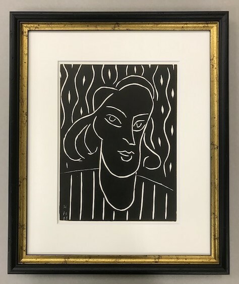 【特価】　≪　　アンリ・マティス　　≫　　オリジナルリノカット版画　【LINOLEUM-CUTS】　　TEENY 　　1938年 　　 HENRI MATISSE