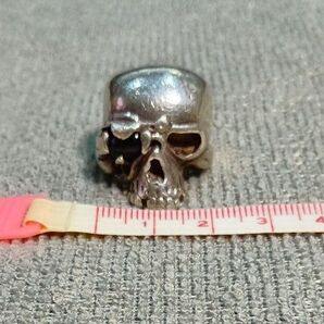 片目のウィリー シルバー925 スカル