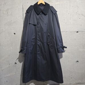 Made in Polandポーランド製 取り外し可能ウールベスト付き 4way コート ブラック ヴィンテージ トレンチコート