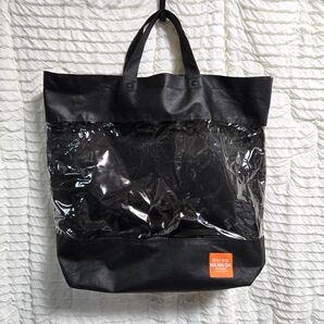 整体×骨盤 KARADA factory カラダファクトリー 不織布バッグ ブラック クリア