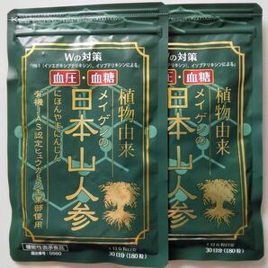 漢方生薬研究所 日本山人参 メイゲン 2袋セット サプリメント
