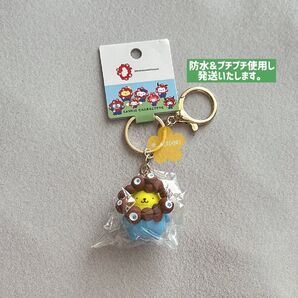 新品ビニール未開封品 万博 ミャクミャク サンリオ なりきり立体マスコットキーホルダー パステルカラー ポムポムプリン
