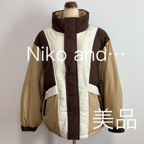 Niko and… ニコアンド コート ジャケット アライド配色ジャケット M