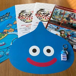 ドラクエウォーク スラミチ麻雀牌キーホルダー,クリアファイル ,冒険のしおり セット♪ 仙台 ドラゴンクエストウォーク スライム