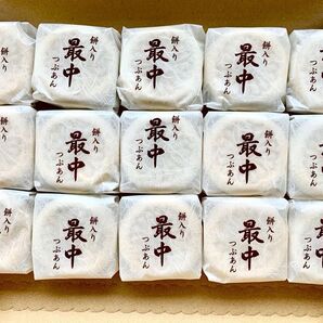 ☆クーポンご利用可能☆ ◇風月庵 餅入りつぶあん最中 15個セット もち入り!