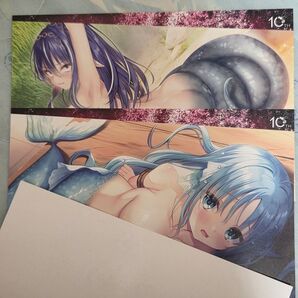 バグシステム 10周年 GORESICK コラボカフェ ポストカード2枚 死に逝く騎士、異世界に響く断末魔 るび様 レア