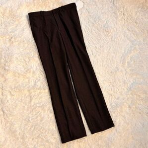 新品タグ付き タケオキクチ スラックス パンツ 濃茶 02/Mサイズ